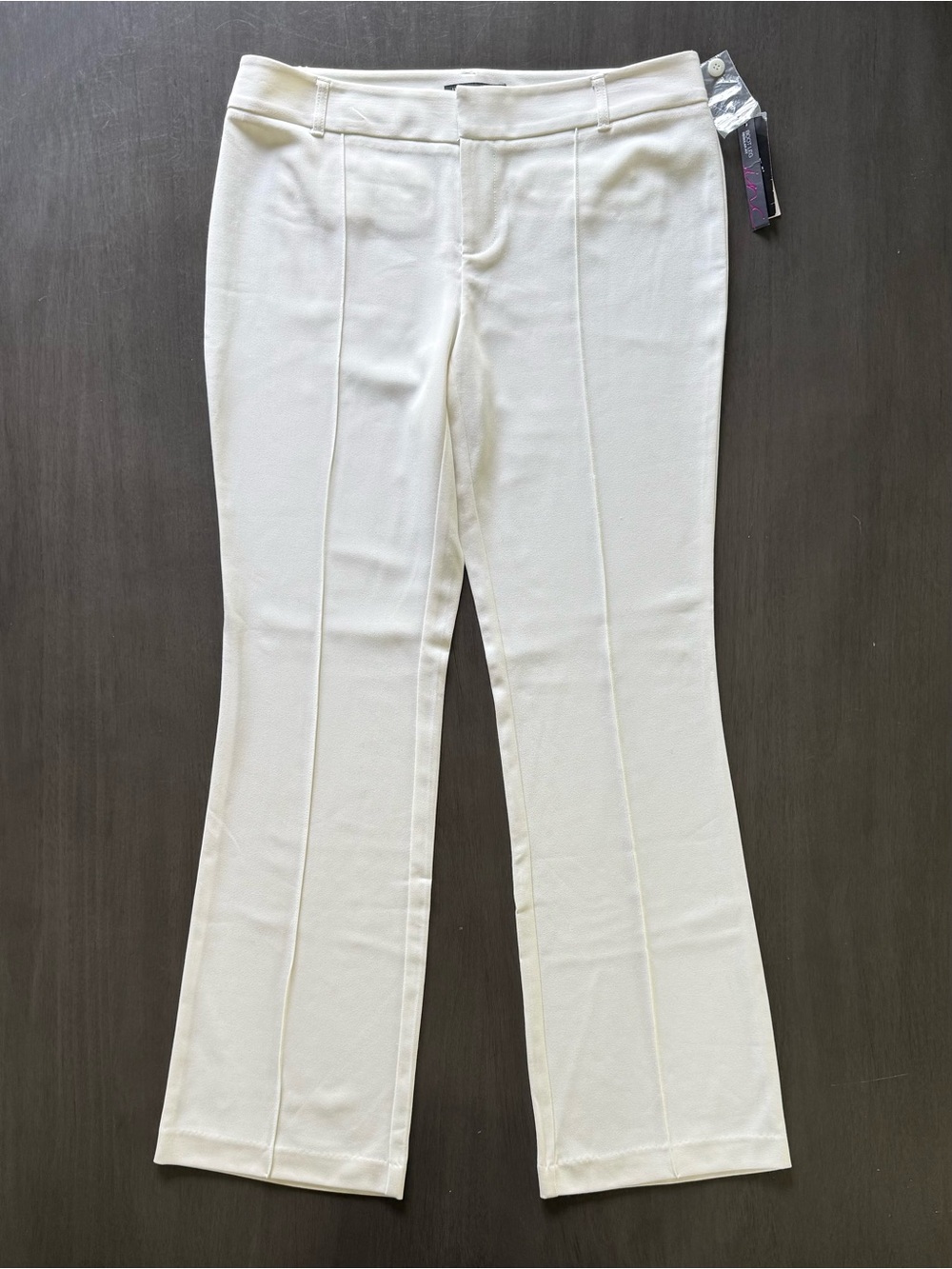 INC. Dress Pants Bootcut Pintuck Stretchy Lightweight Flared Women’s 10 NWT